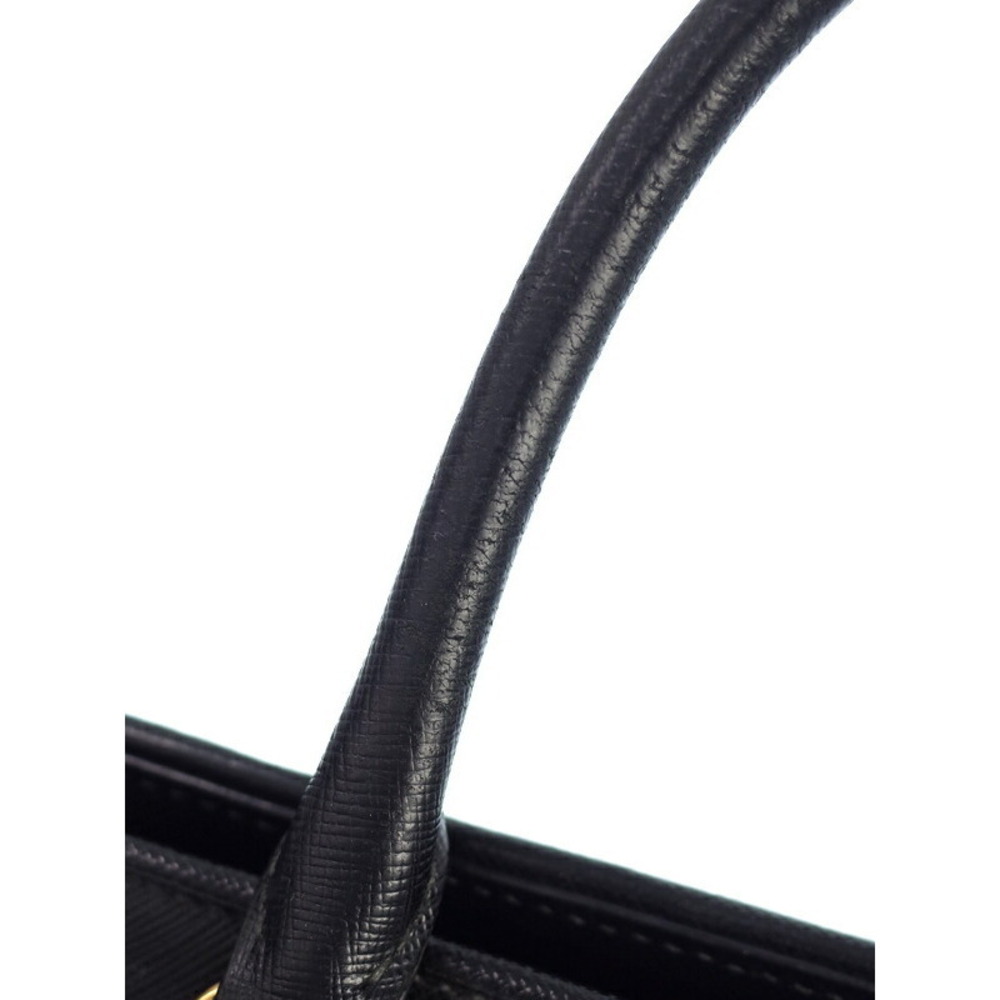 Prada Saffiano leather Promenade bag 2way black - Picture 6 of 9